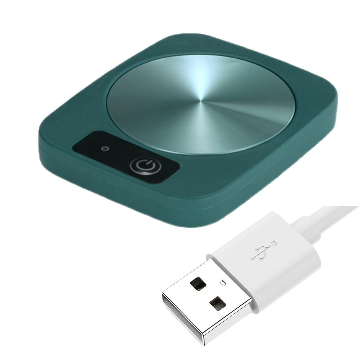USB-подставка для подогрева чашек, электрическая изолирующая пластина для кофейных чашек. Поддерживает только сохранение тепла, не предназначена для нагрева. Для работы требуется адаптер высокой мощно