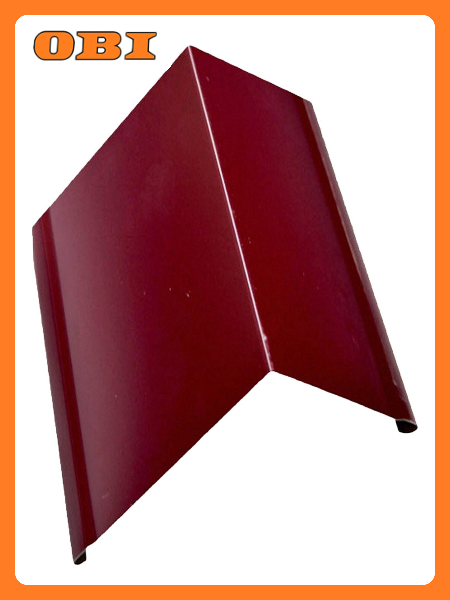 Планка торцевая Таврос красный 200х10 см