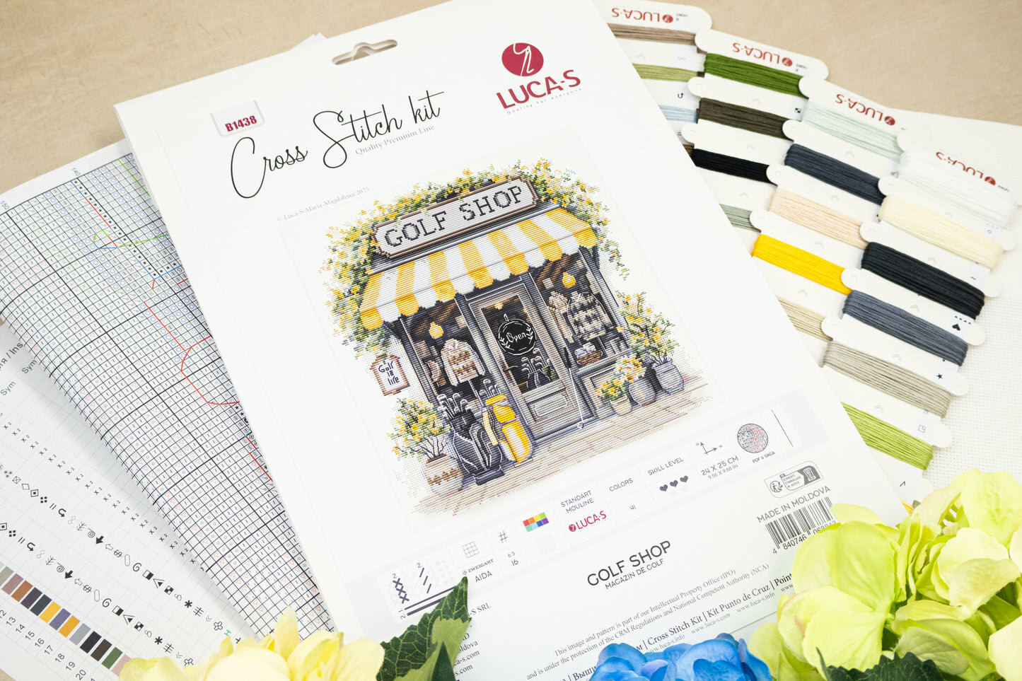 Набор для вышивания Luca-s B1438 Магазин для гольфа — фото 1