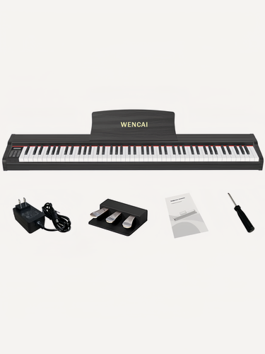 Изображение товара WENCAI Цифровое пианино BL-280, 88 клавиш, деревянное пианино, лучший художественный подарок, Подходит для новичков.