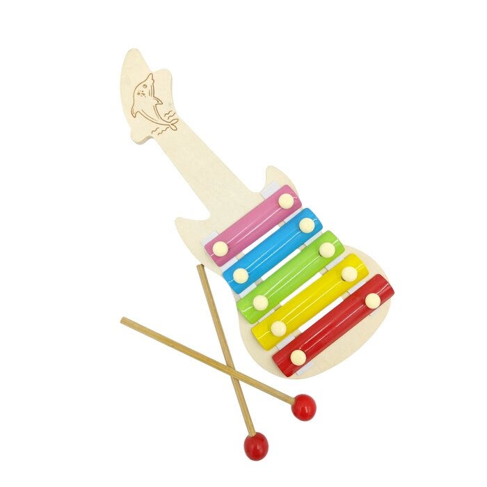 Ксилофон деревянный, музыкальная игрушка для детей, металлофон — фото 1