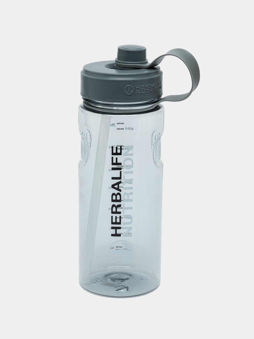 Спортивная бутылка для фитнеса, градиентное цветное, 1000 ml - Тёмно-серый