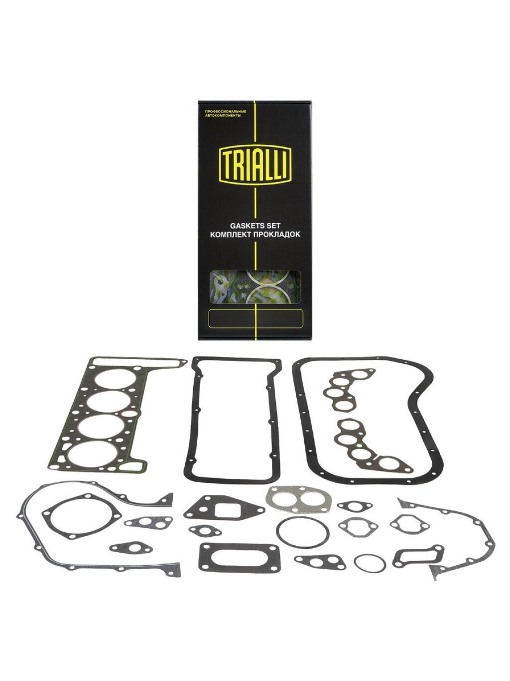Набор прокладок двигателя для а/м ВАЗ 21011 полный "TRIALLI" 79,0