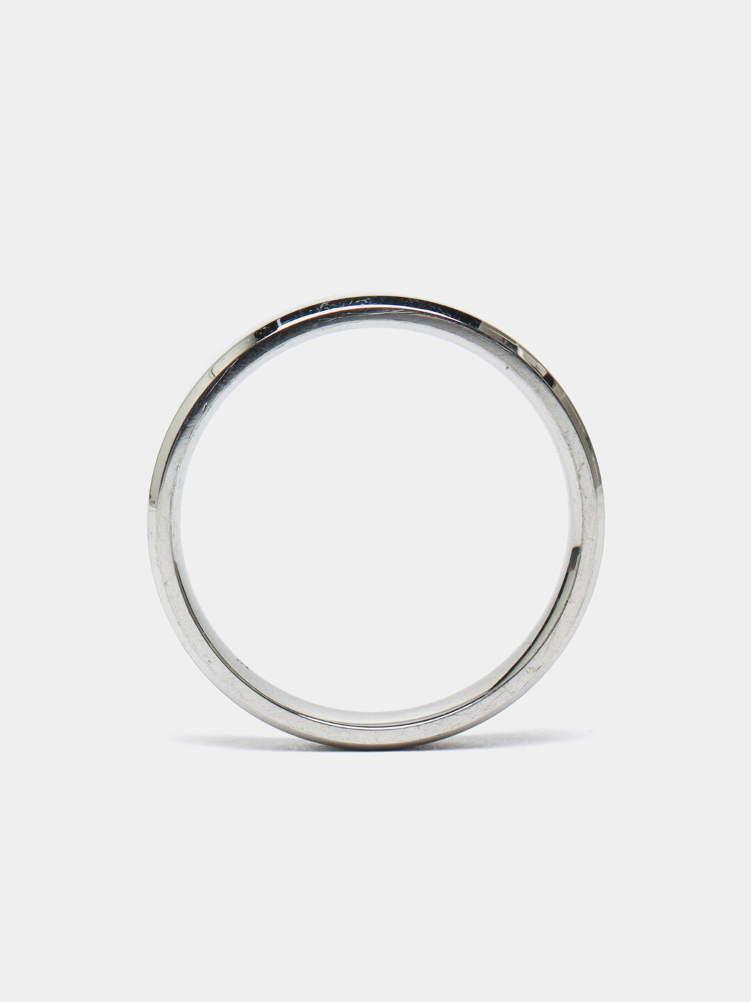 Кольцо обручальное, размер 21, ширина 4 мм, серебряный — фото 1