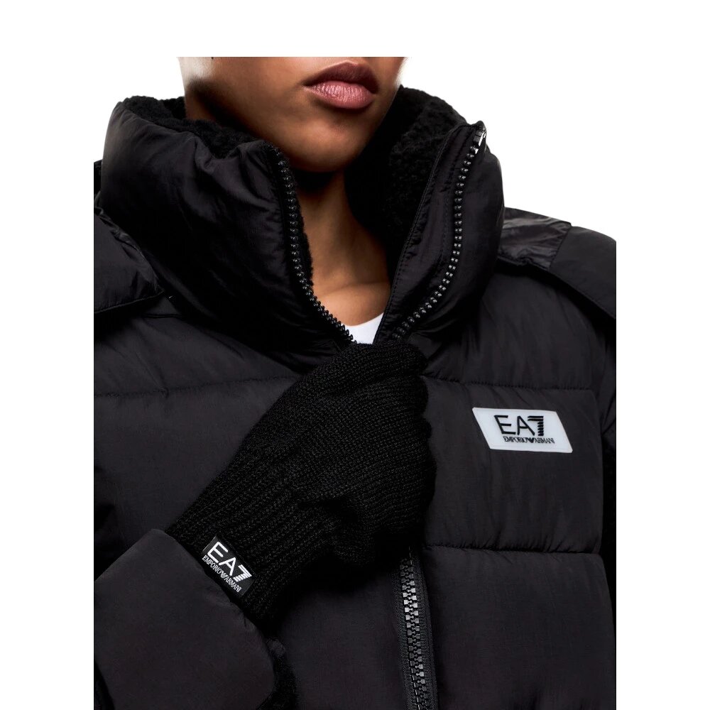 Перчатки EA7 EMPORIO ARMANI для мужчин, размер XS-S, черный — фото 1