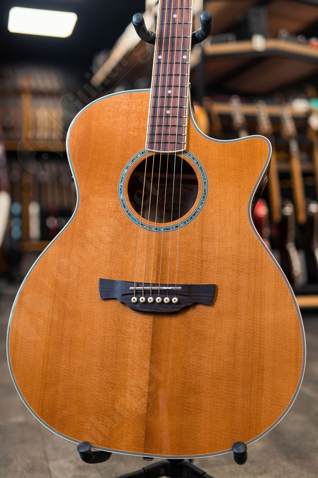 Электроакустическая гитара Crafter GAE-8/NC VVS с чехлом — фото 1