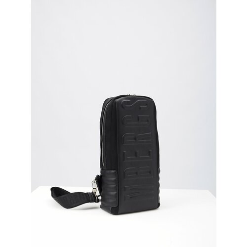 Рюкзак на одно плечо Bikkembergs черный с лого