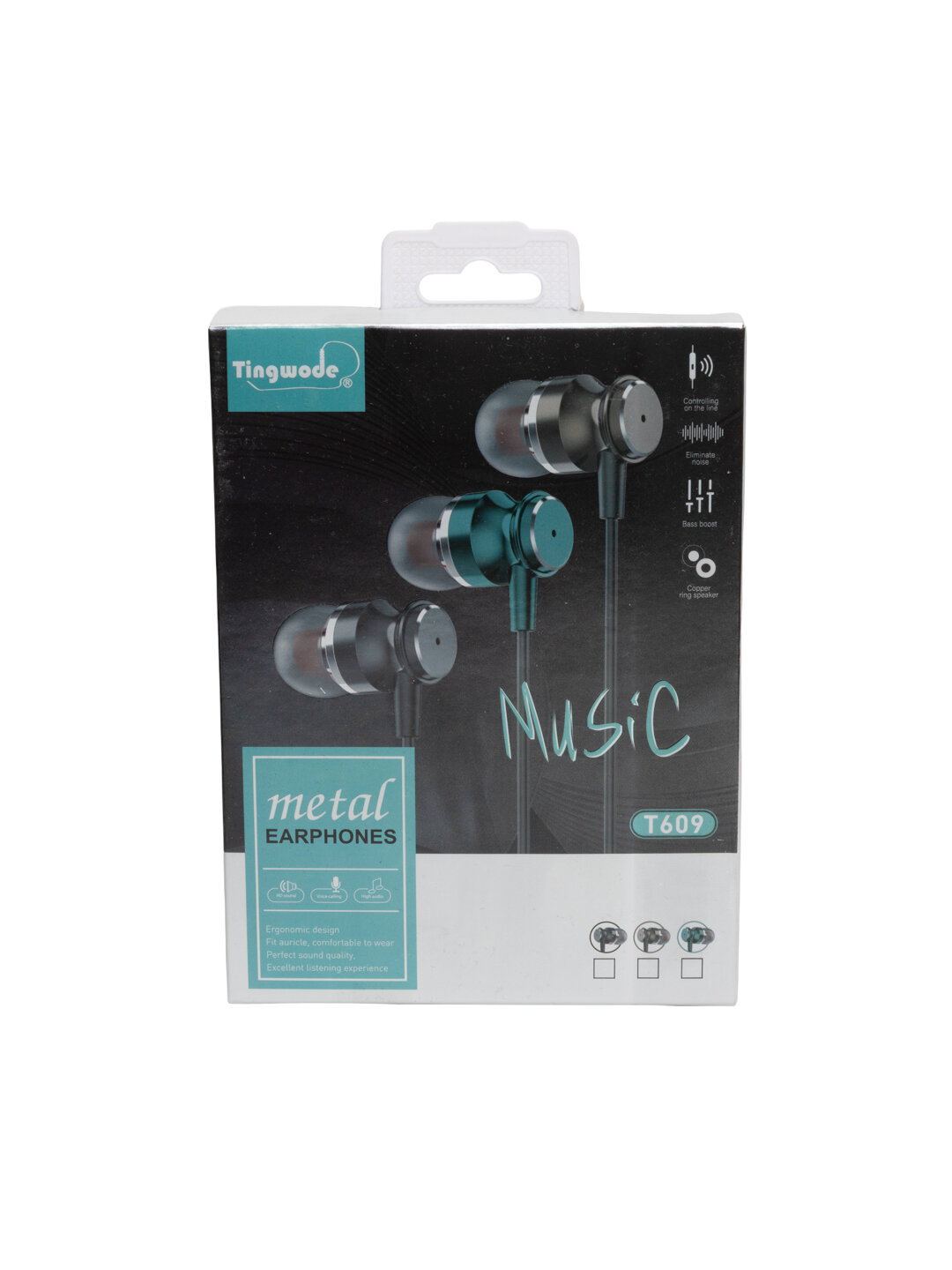 Проводные наушники , Tingwode T609 с микрофоном и кнопками регулировки громкости