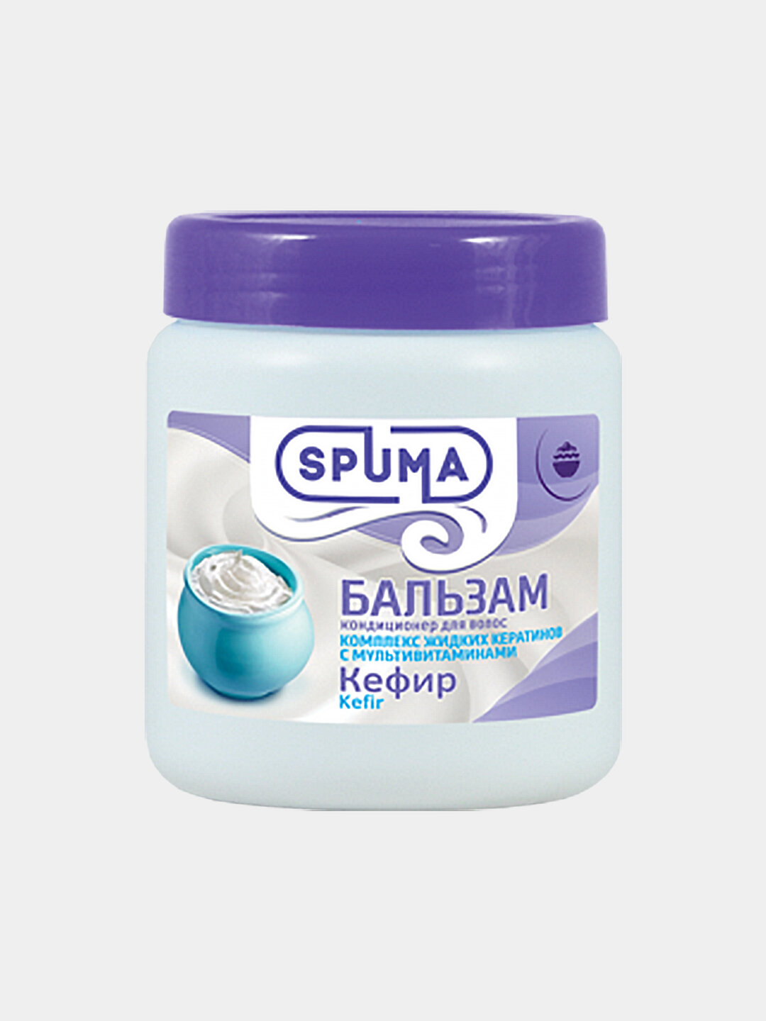 Бальзам для волос Eclair "SPUMA Кефир", для сухих волос, 500 мл