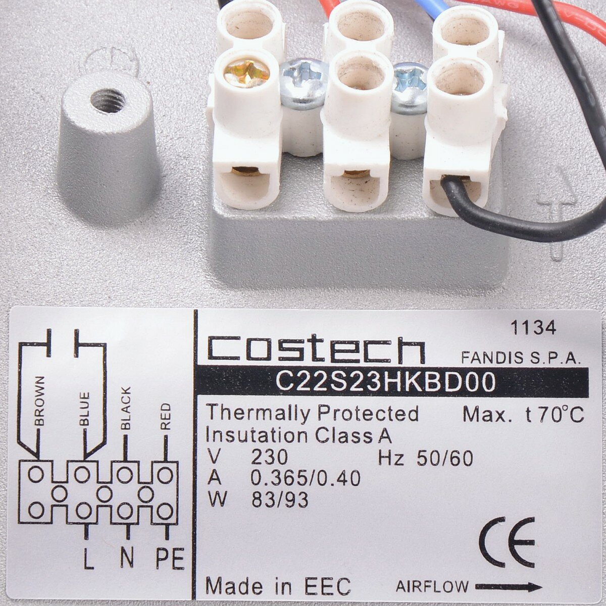 Вентилятор C22S23HKBD00 230V 0.4A (017956) — фото 1