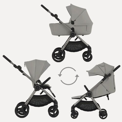 Изображение товара Коляска-трансформер Anex IQ Premium, цвет Silve (Серебристый), артикул производителя iQ-19