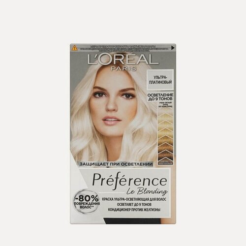 Изображение товара Краска - осветлитель для волос L'Oreal Paris Preference 950 Ультра-платиновый блонд