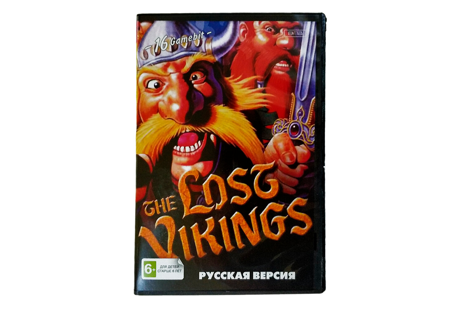 Картридж 16 бит одноигровый The Lost Vikings (Русская версия) 8Мб