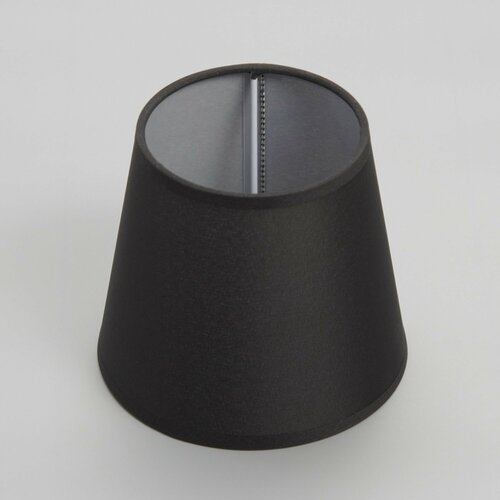 Абажур BayerLux E14 металл текстиль пластик черный 14x14x125 см 433₽