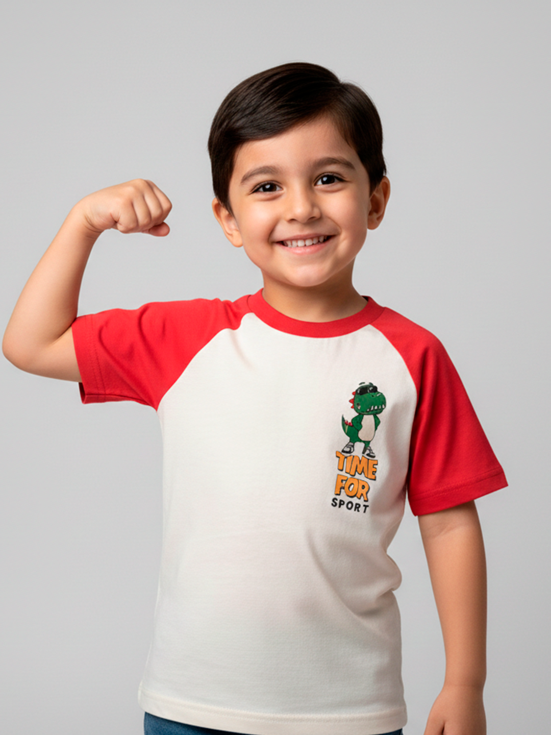 Футболка neo, размер 104, экрю — фото 1