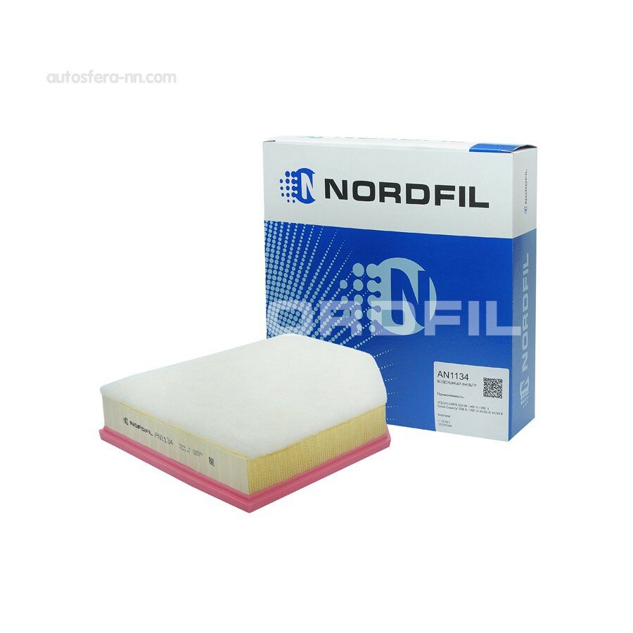 NORDFIL AN1134 Фильтр воздушный VOLVO S60 III V60 II S90 II V90 II XC60 II XC90 II