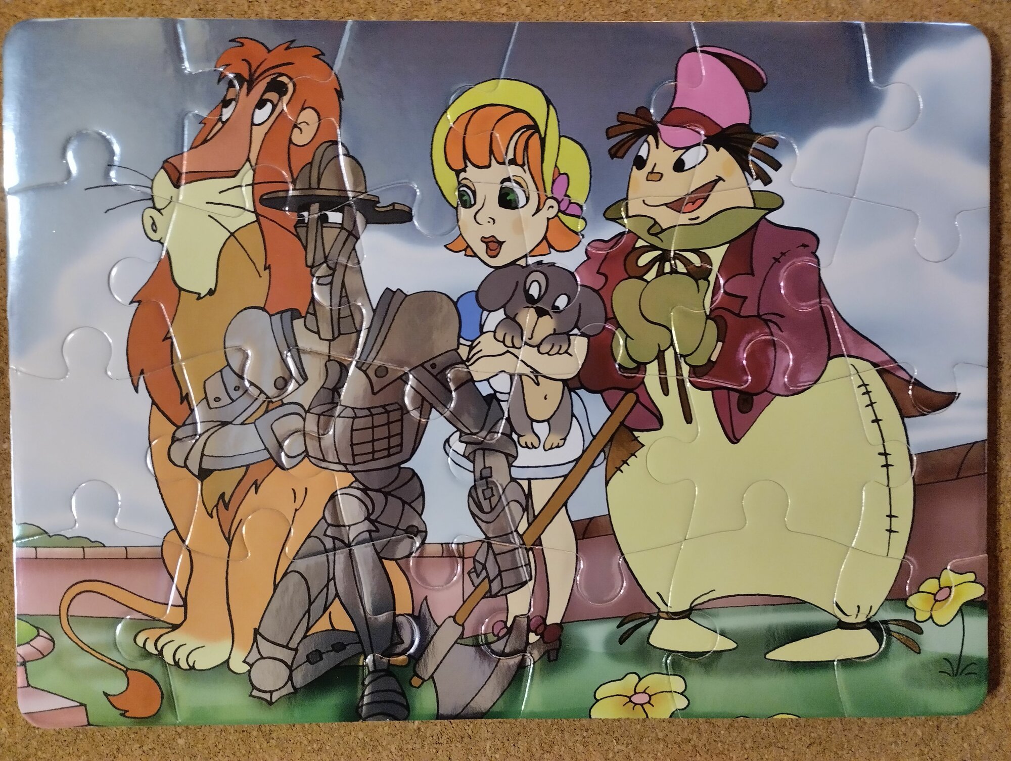 Мягкий пазл для малышей. Волшебник изумрудного города