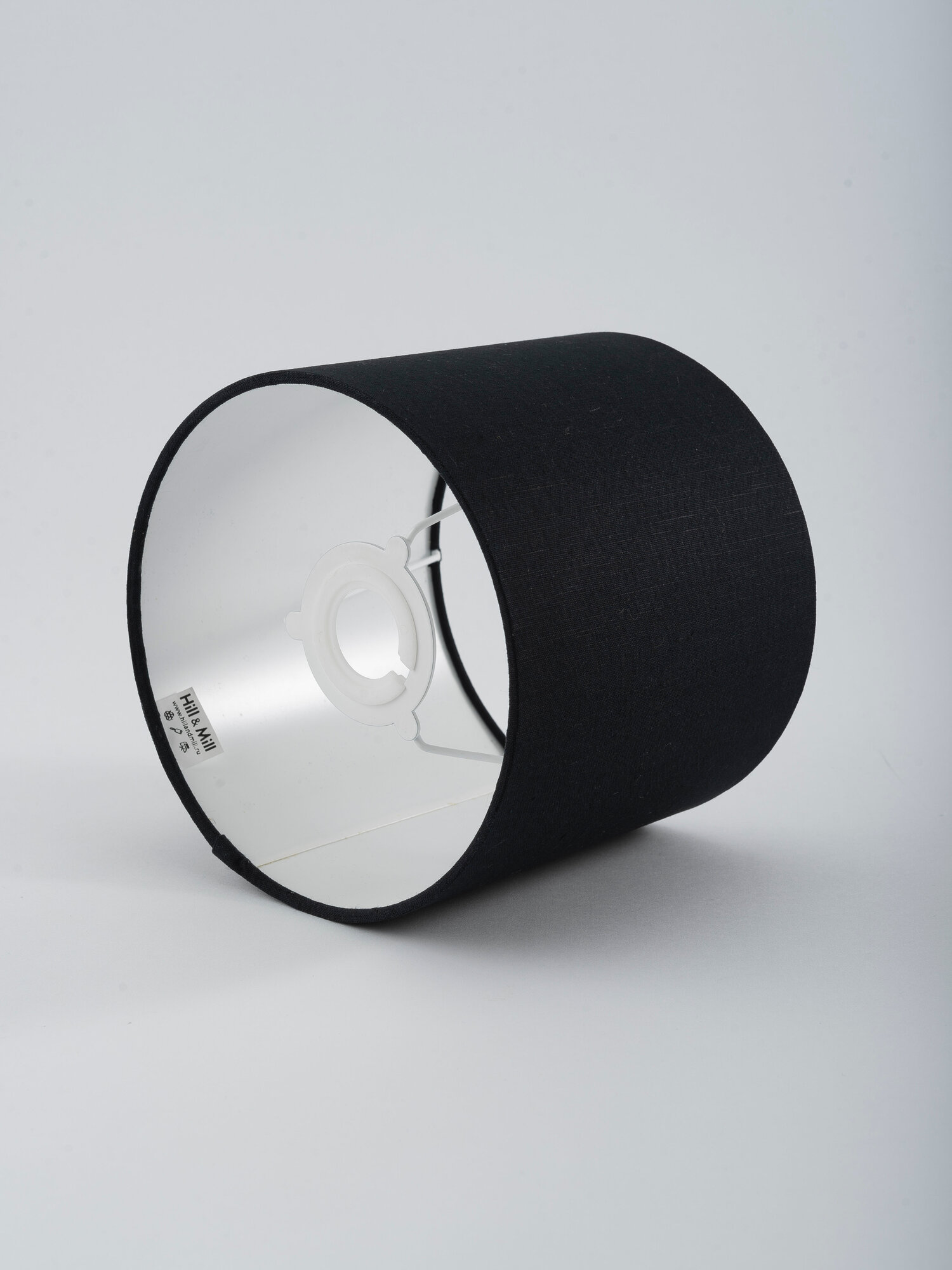 Абажур HIll & Mill, черный, ручной работы, для настольных ламп — фото 1