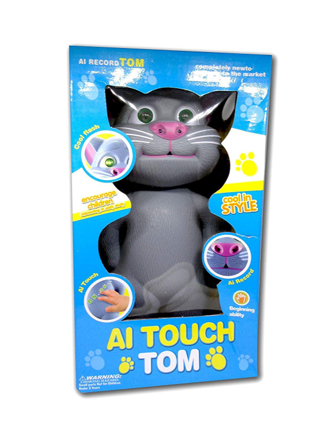 AI Touch Tom — Интерактивный говорящий кот-игрушка