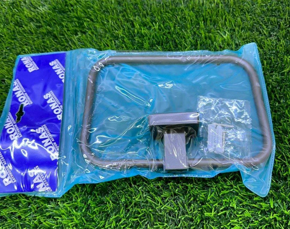 Полотенцедержатель Ronas, нержавеющая сталь, настенный, для ванны и кухни