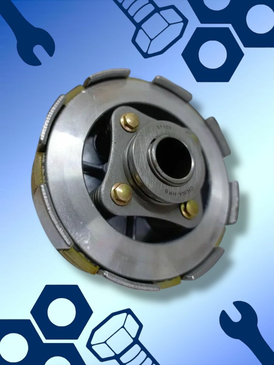 Сцепление в сборе 25 мм на редуктор 1100. — фото 1