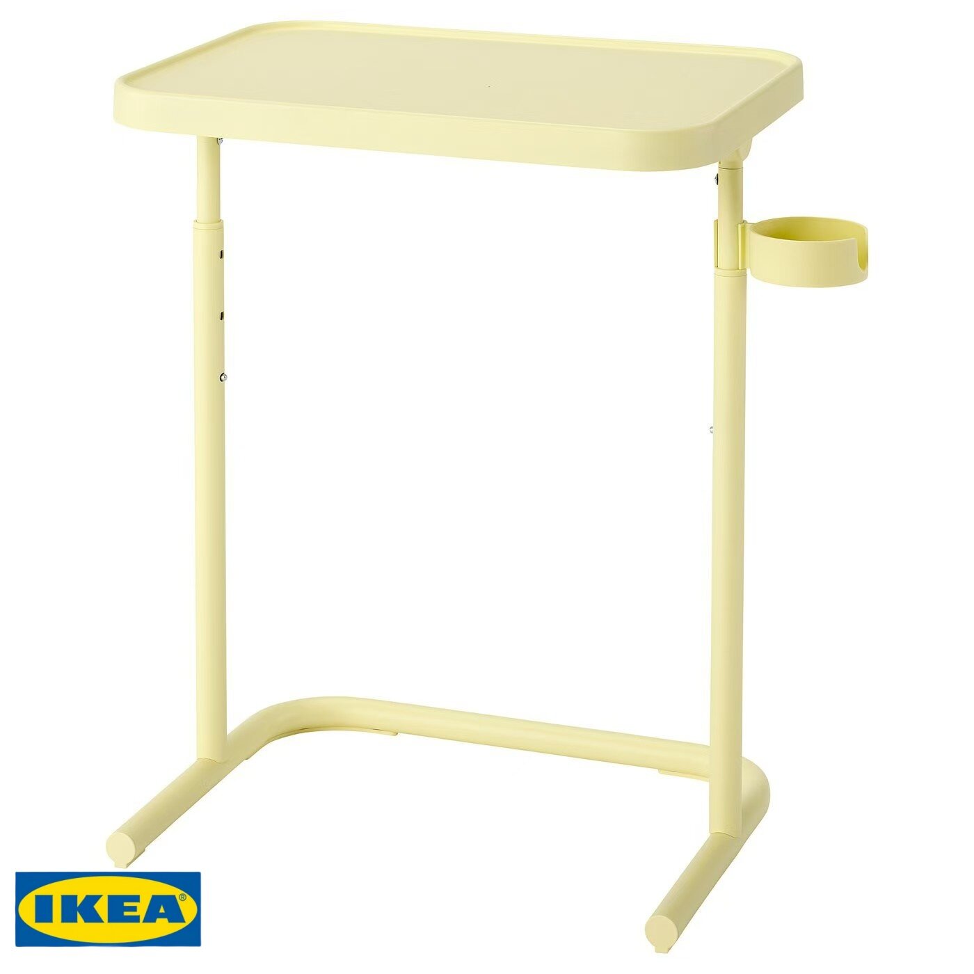Столик для ноутбука, BJORKASEN, IKEA, светло-желтый