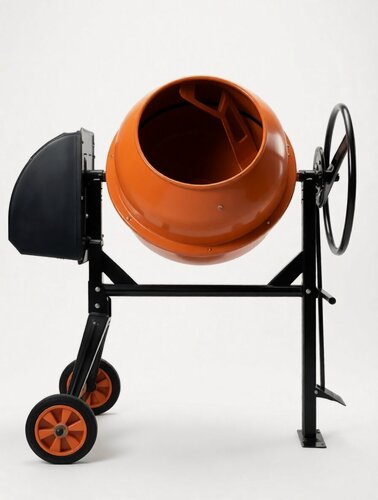 Изображение товара Бетономешалка электрическая строительная "MASTER" БМ-180ТП, бетоносмеситель 180л, чугунный венец