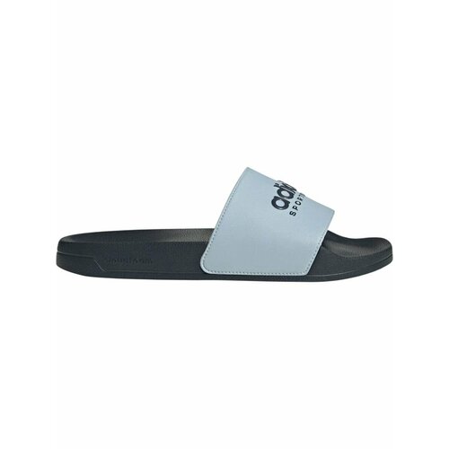 фото Шлёпанцы adidas adilette shower, размер 9 uk, голубой