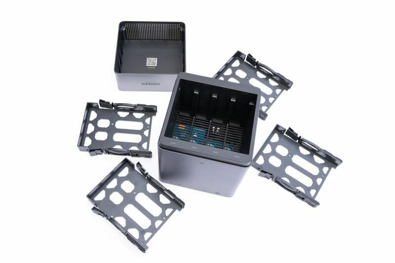 UGREEN NASync DH4300 Plus WHITE Сетевое хранилище, облачное хранилище, медиасервис — фото 1