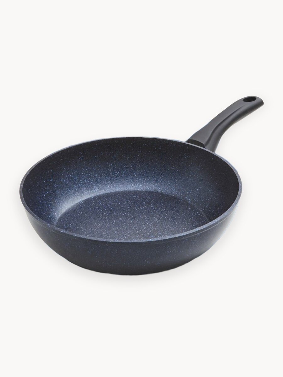 Сковорода антипригарная SAPPHIRE PRO литая глубокая для индукционной плиты 24 см