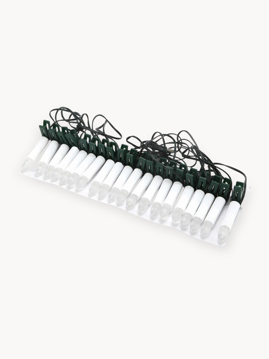 Гирлянда "Свечи" на прищепках 20 шт