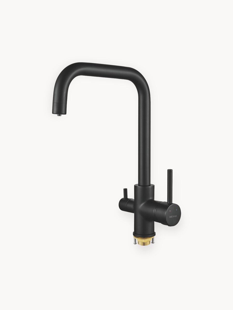 Смеситель для кухни (мойки) SHEVANIK S228H черный