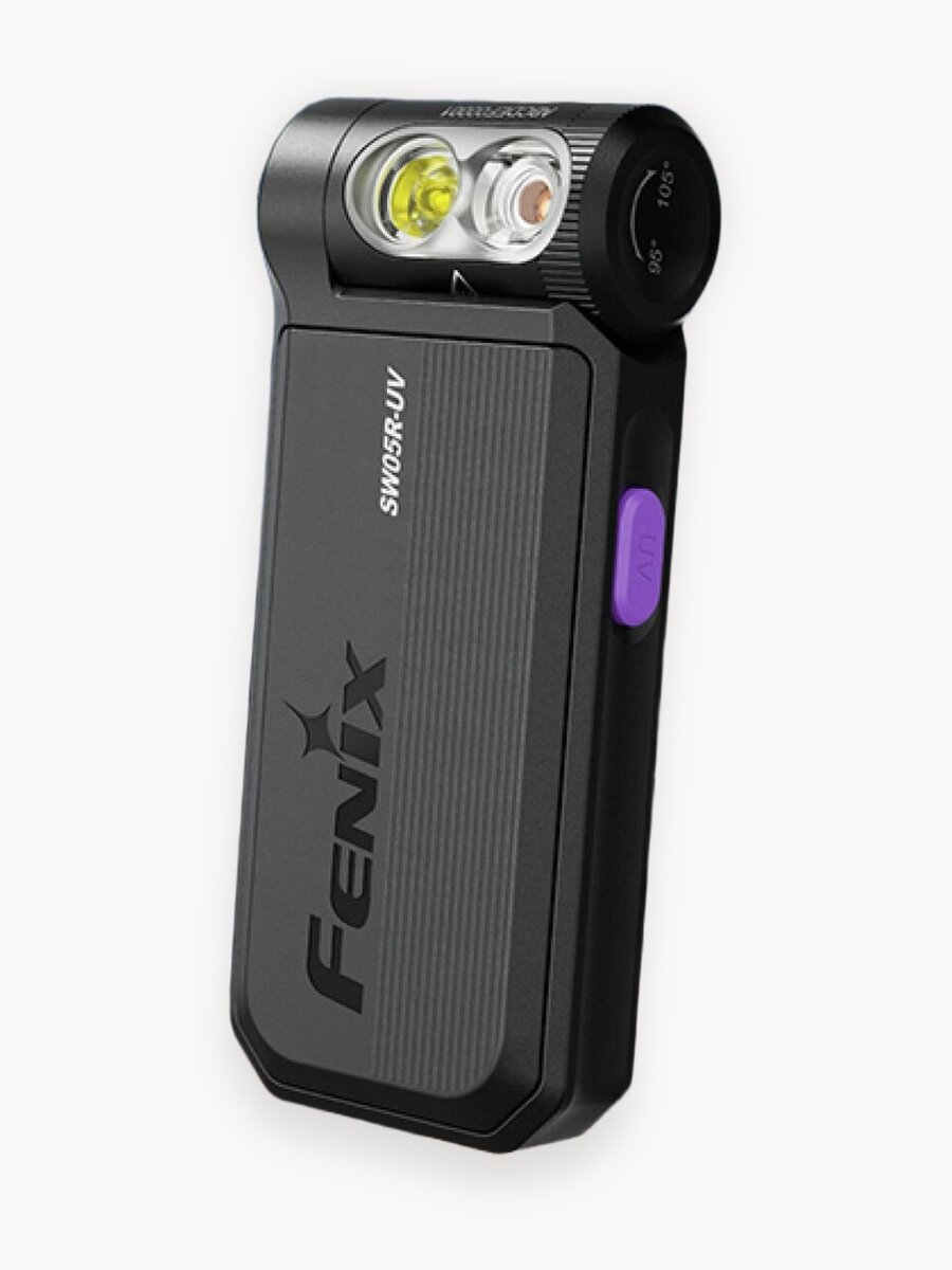 Фонарь Fenix многофункциональный SW05R-UV с ультрафиолетовой подсветкой, черный