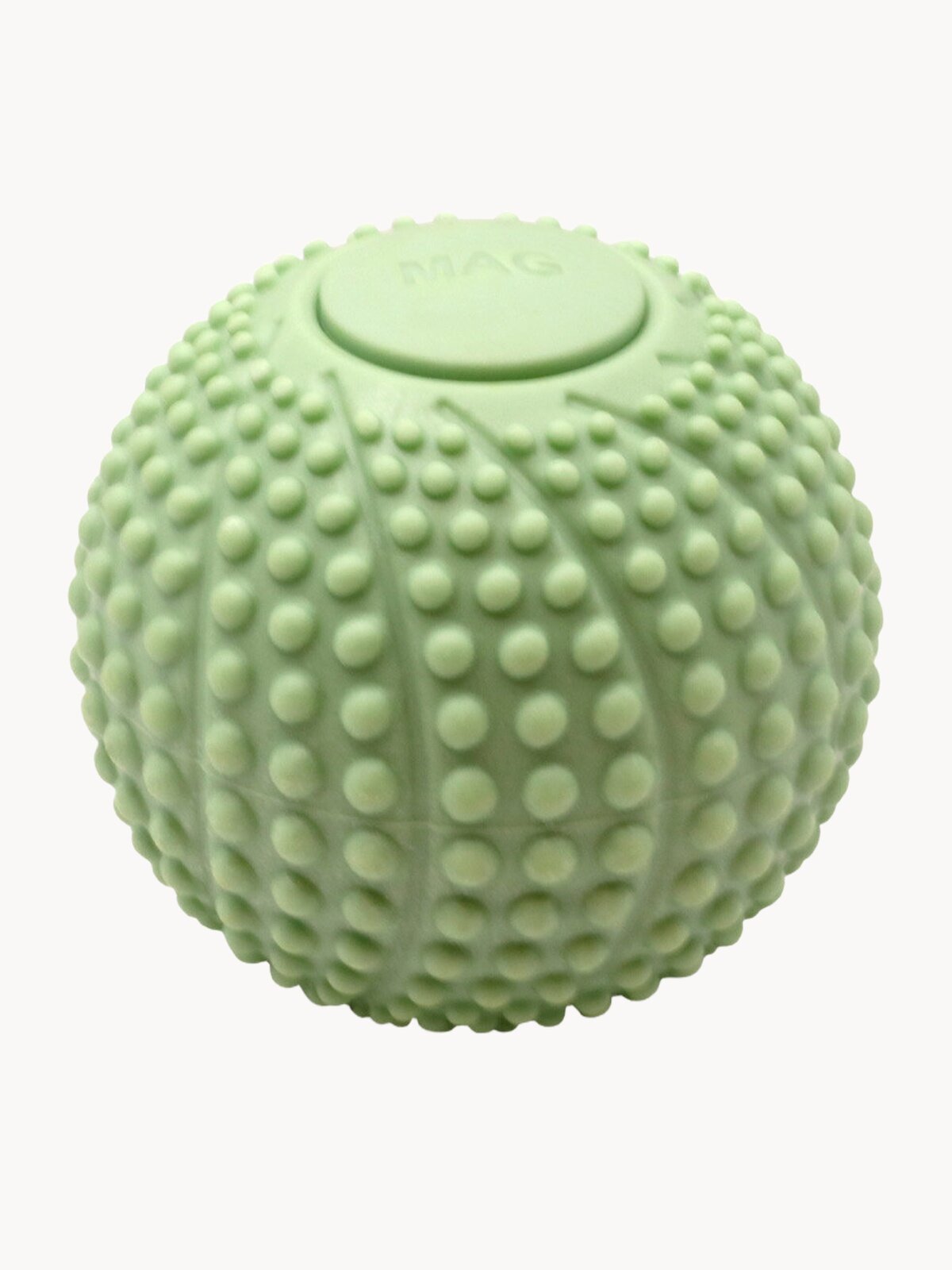 Массажный мяч Boomshakalaka для МФР, рук, ног, с магнитом, диаметр 6,5 см, спортивный, твердый, цвет салатовый