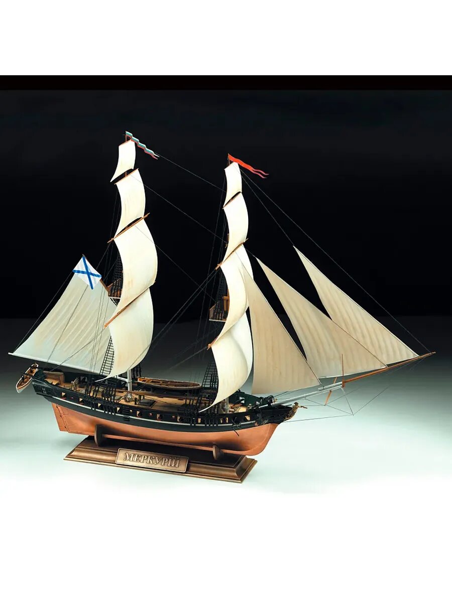 9067сборная модель корабль Бриг "Меркурий" — фото 1
