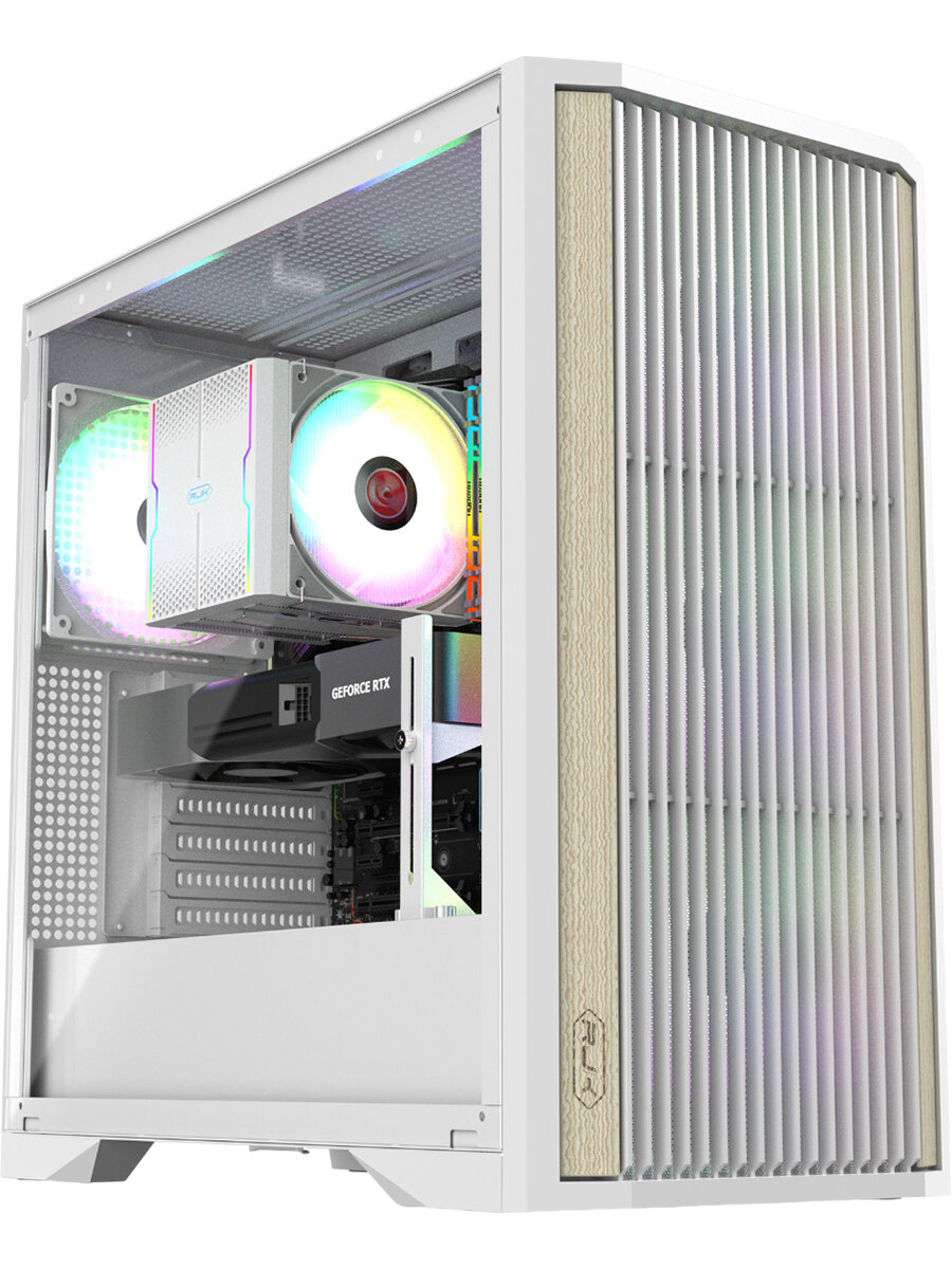 Корпус для ПК без БП RAIJINTEK Agos MAX-MS4 White (0R20B00262) — фото 1