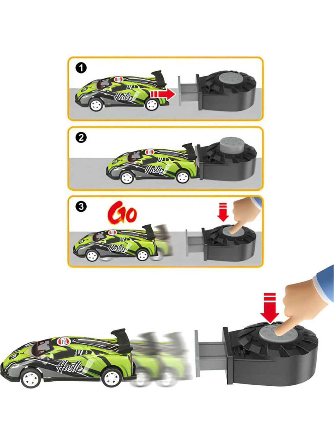 Набор металлических гоночных машинок, 14 шт — фото 1