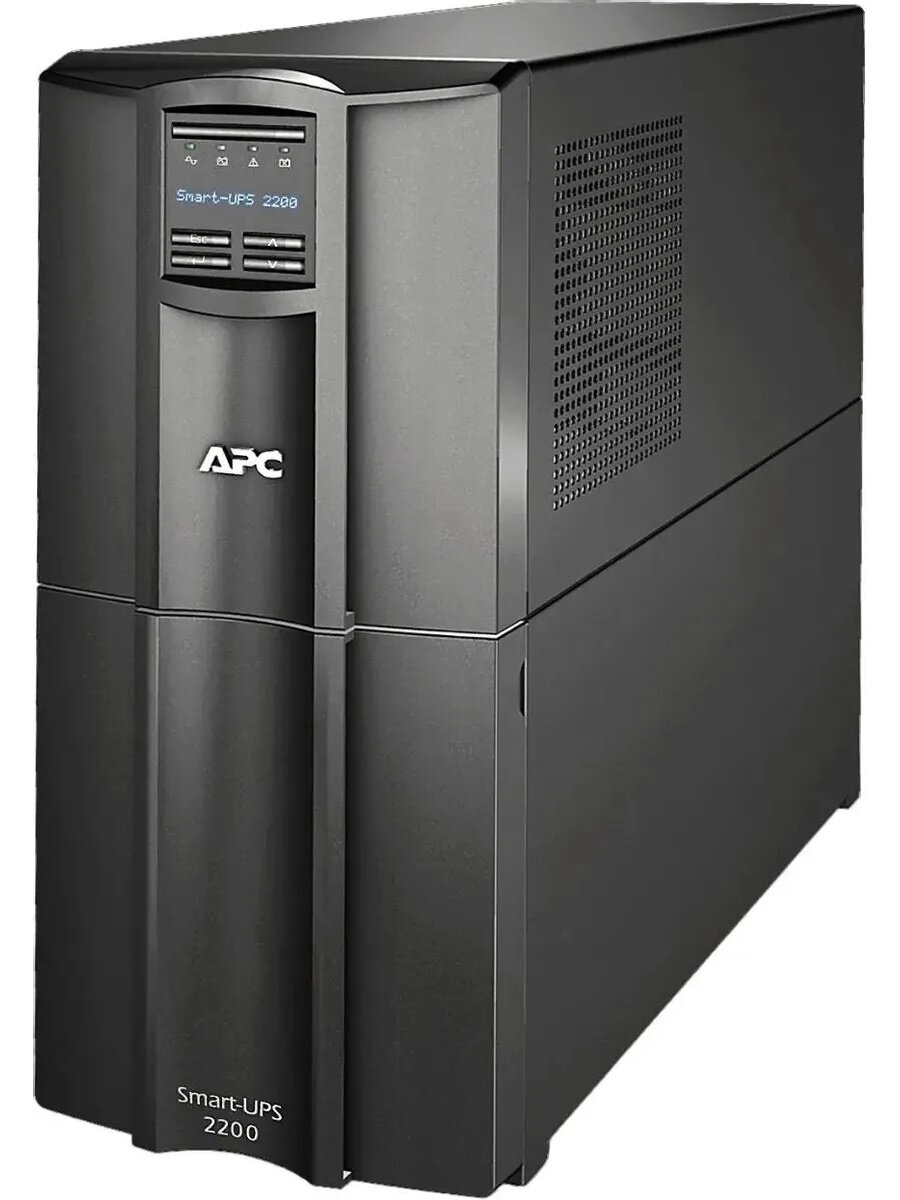ИБП APC Smart-UPS SMT2200IC, 2200 ВА/1980 Вт, синусоида, черный