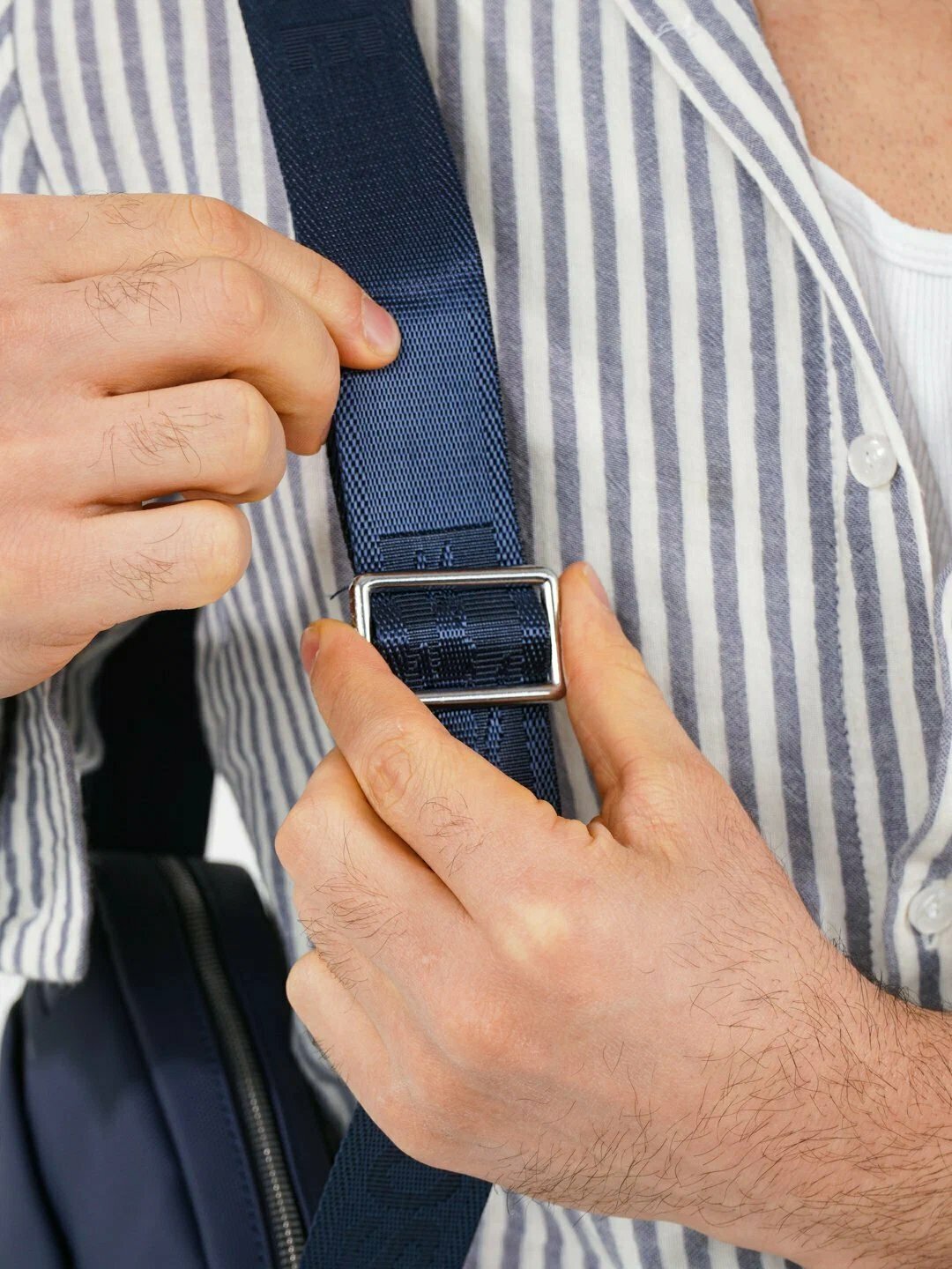 Сумка барсетка , синий — фото 1