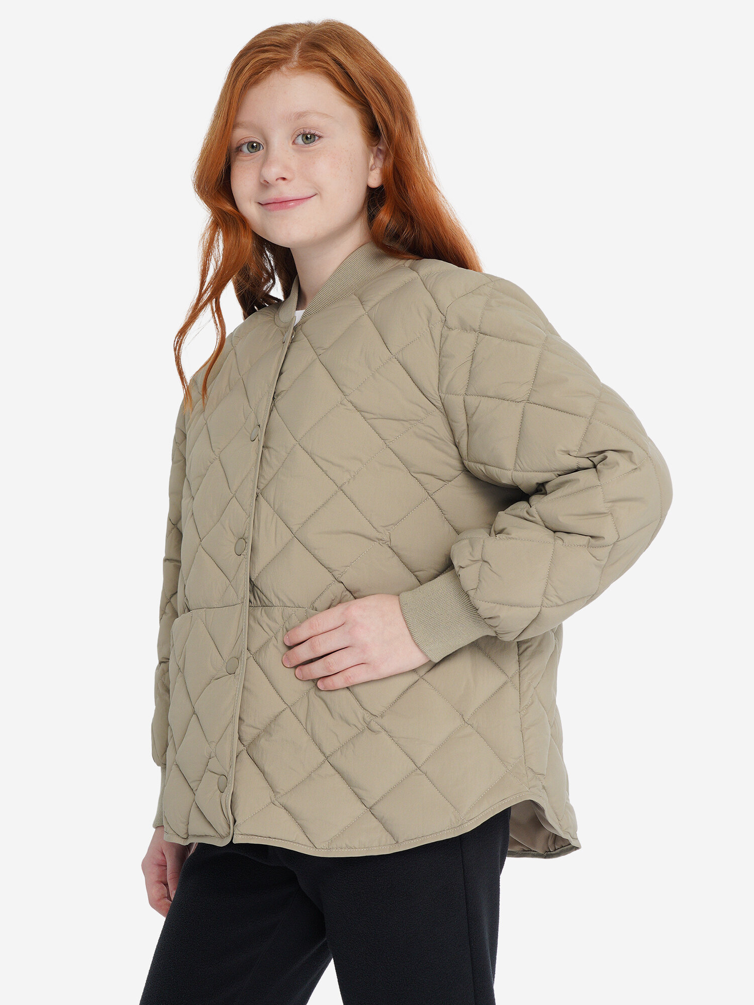 Куртка GSD, размер 158-164, бежевый — фото 1