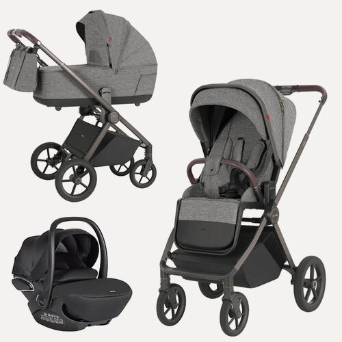 Изображение товара Детская коляска 3в1 Carrello Ultra, цвет Metal Grey / 2025 (Серо-графитовый)