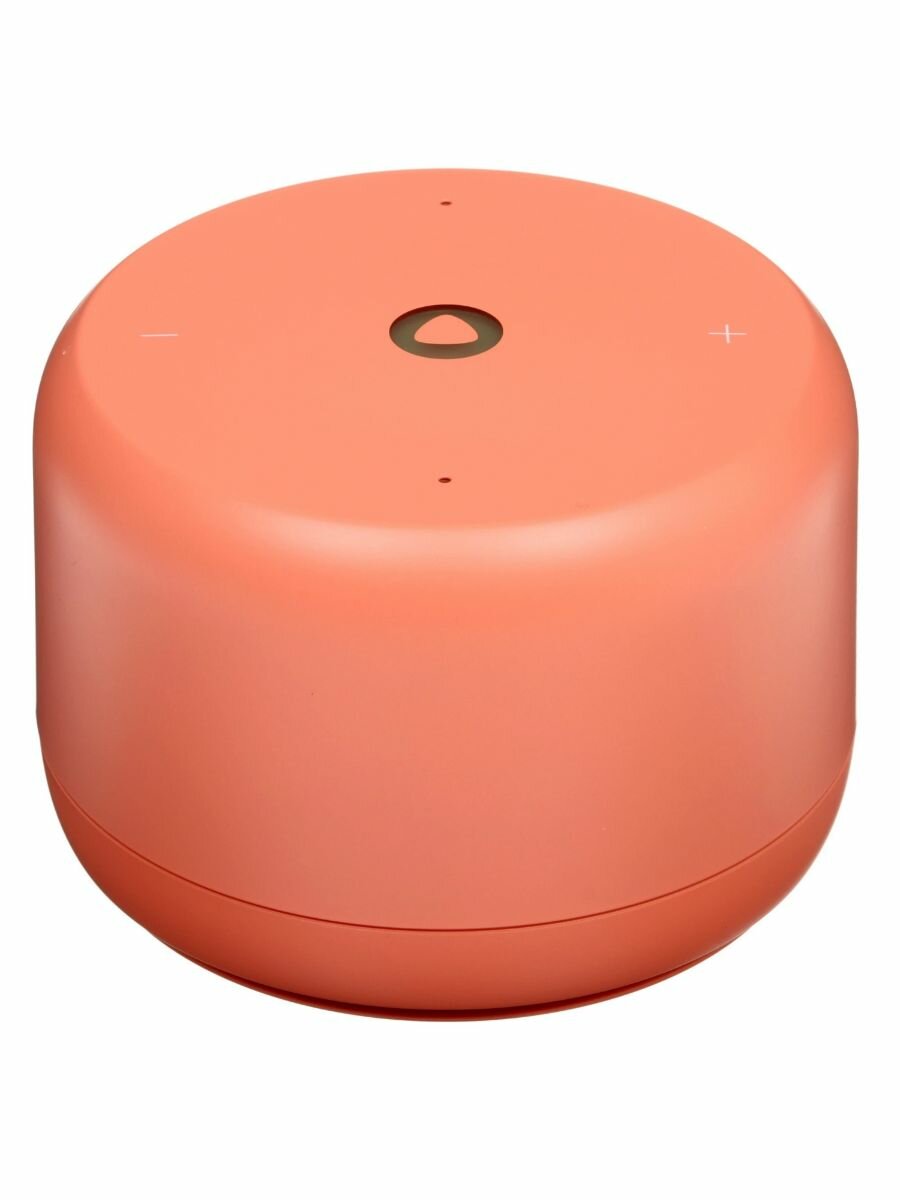 Умная колонка Алиса Яндекс Станция Лайт 2 Orange (YNDX-00028ORG), Без часов, Мощность 6Вт, Оранжевая