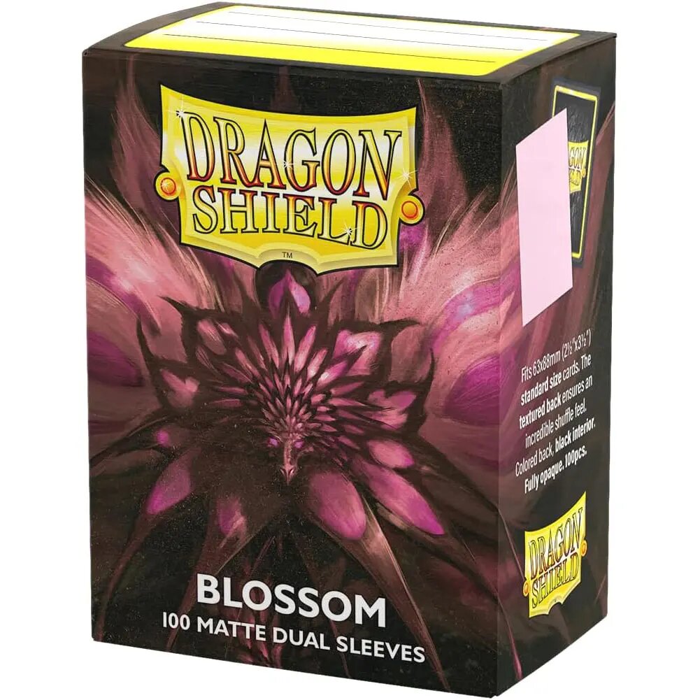 Рукава для карт Dragon Shield Blossom 100 шт, матовые, белые