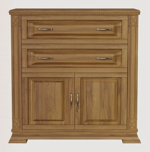 Изображение товара Комод для хранения вещей из массива сосны ммк-древ Верди 206, 90x45x90 клас. орех 2