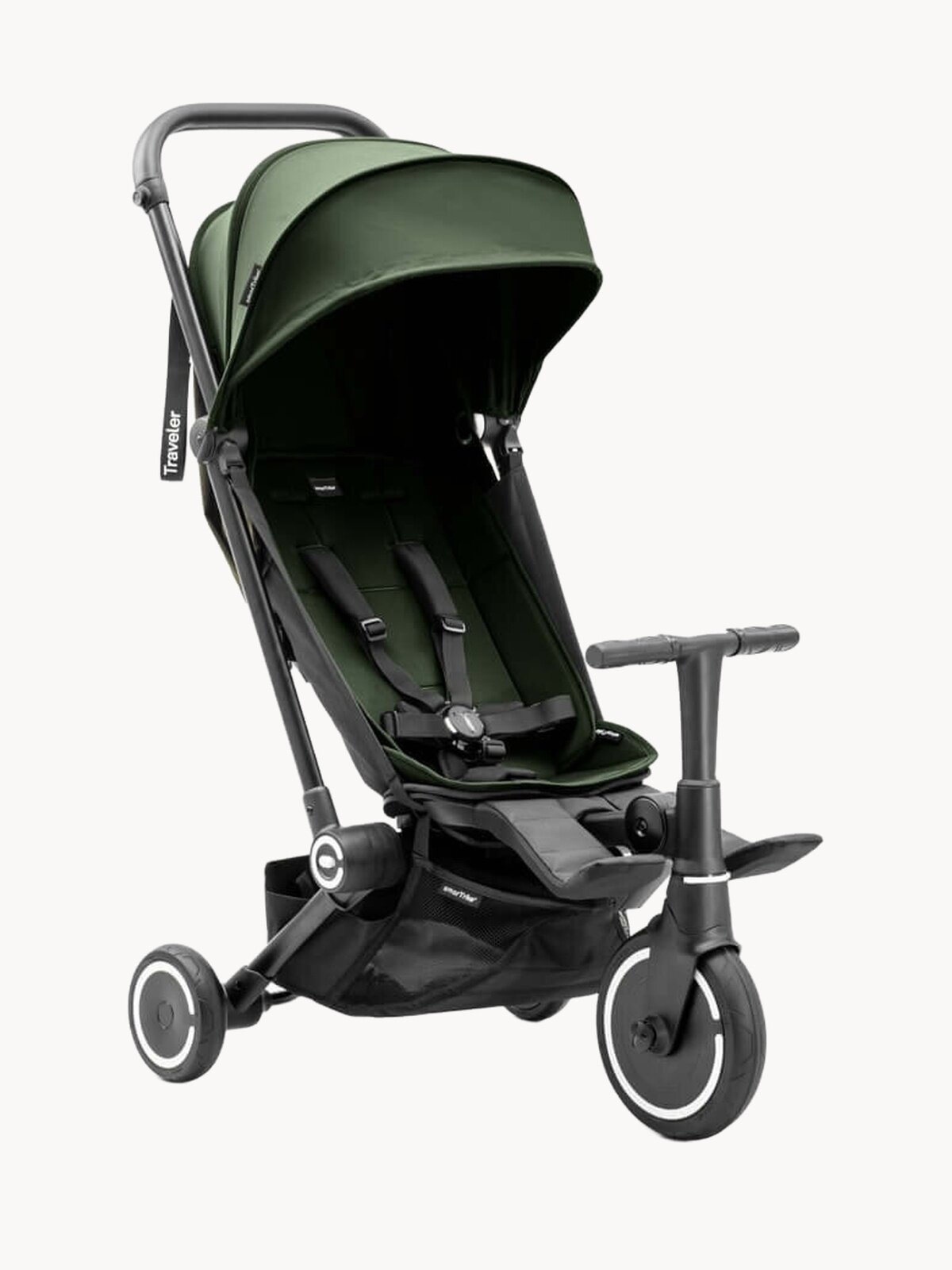 SmarTrike Traveler, детский трехколесный велосипед от 6 месяцев до 3-4 лет, цвет Forest Green