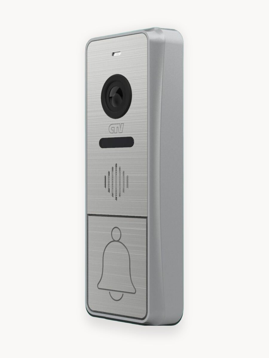 Вызывная панель видеодомофона CTV-D4005, Full HD, угол обзора 115 градусов, антивандальный корпус, мультиформатная