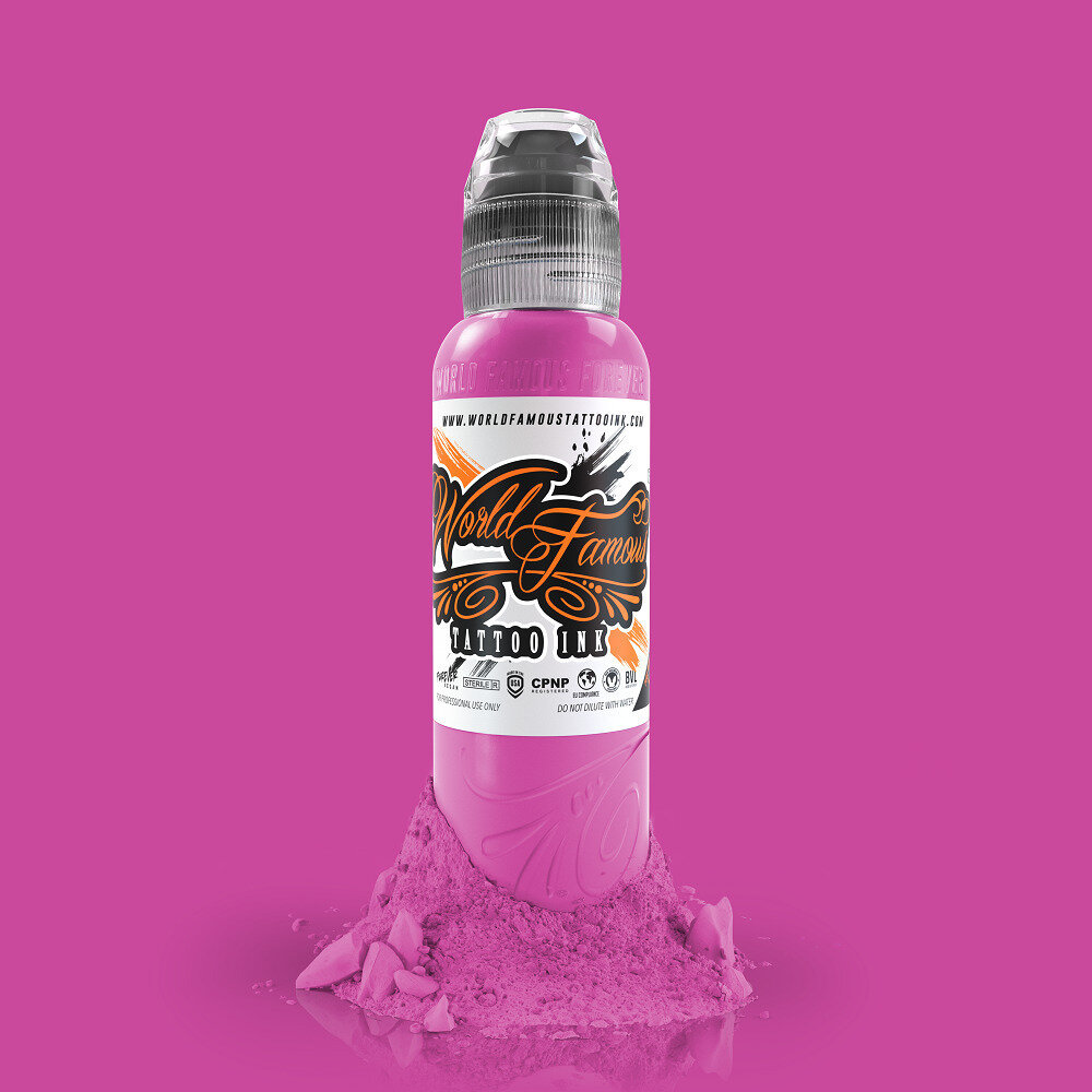 World Famous Ink тату краска Paris Pink - 15 мл