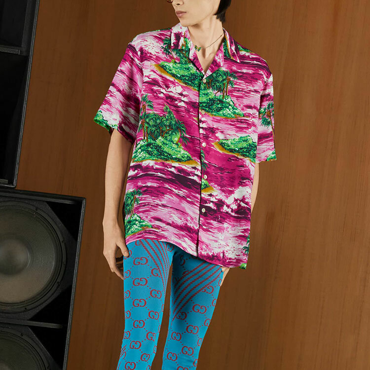 Рубашка GUCCI Love Parade