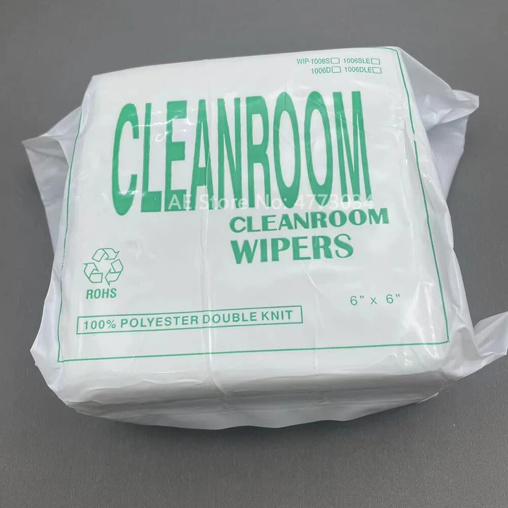 Салфетки для чистки Cleanroom 13x13 см, белые