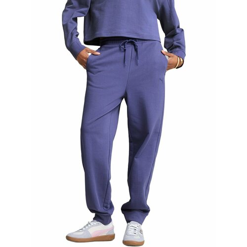 фото Брюки спортивные puma her comfort high-waist sweatpants women, размер l, синий